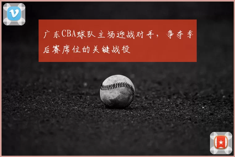 广东CBA球队主场迎战对手,争夺季后赛席位的关键战役