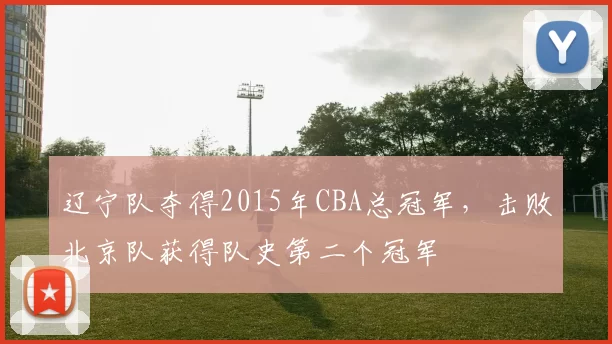 辽宁队夺得2015年CBA总冠军,击败北京队获得队史第二个冠军