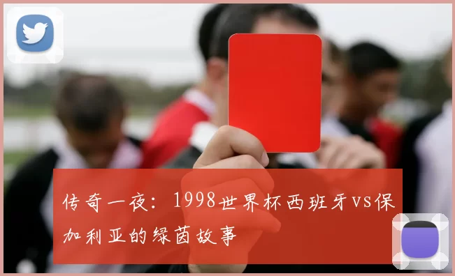 传奇一夜：1998世界杯西班牙vs保加利亚的绿茵故事