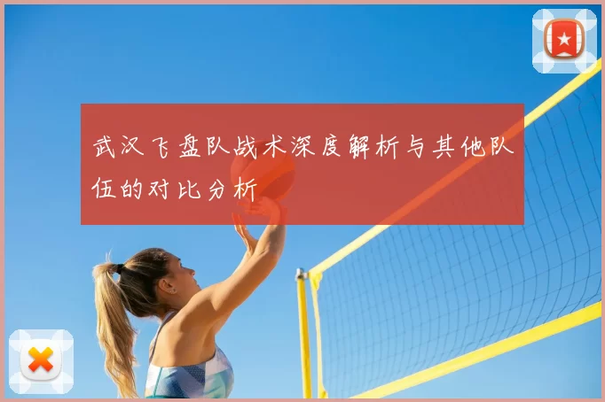 武汉飞盘队战术深度解析与其他队伍的对比分析
